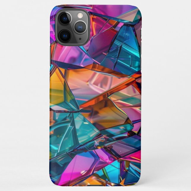 Prismatic shards iPhone case (Back)