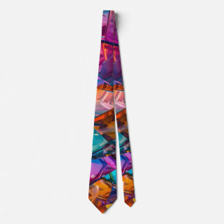 Prismatic shards tie