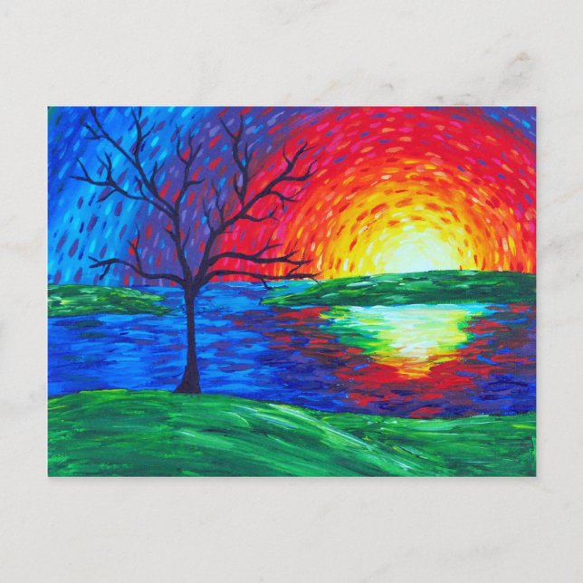 Prismatic Sunrise Postcard (Front)