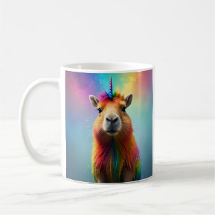 Prismhorn: The Rainbow Capybaraicorn Coffee Mug