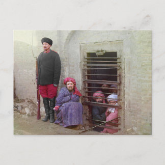 Prison and Inmates - Vintage 1912 Colour Photo Pos Postcard