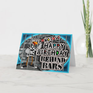 Prison Birthday Card