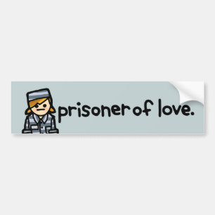 prison bus bumpersticker. bumper sticker