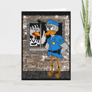 Prison Card: Be good. Card