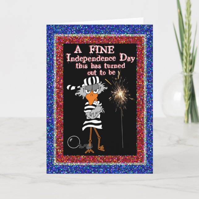 Prison card: Fourth of July Card (Front)