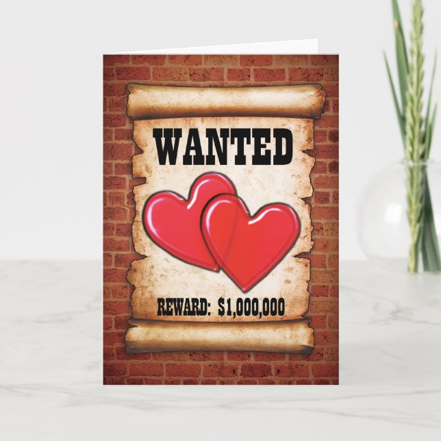 Prison Card - Wanted (Front)