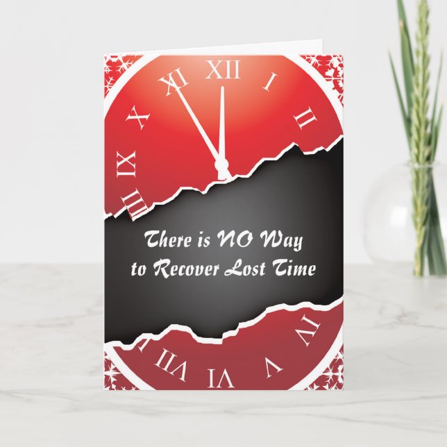 Prison Cards - Recovering Time (Front)