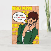 Prison Cards - Too Many Things