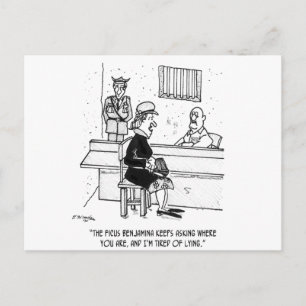 Prison Cartoon 9493 Postcard