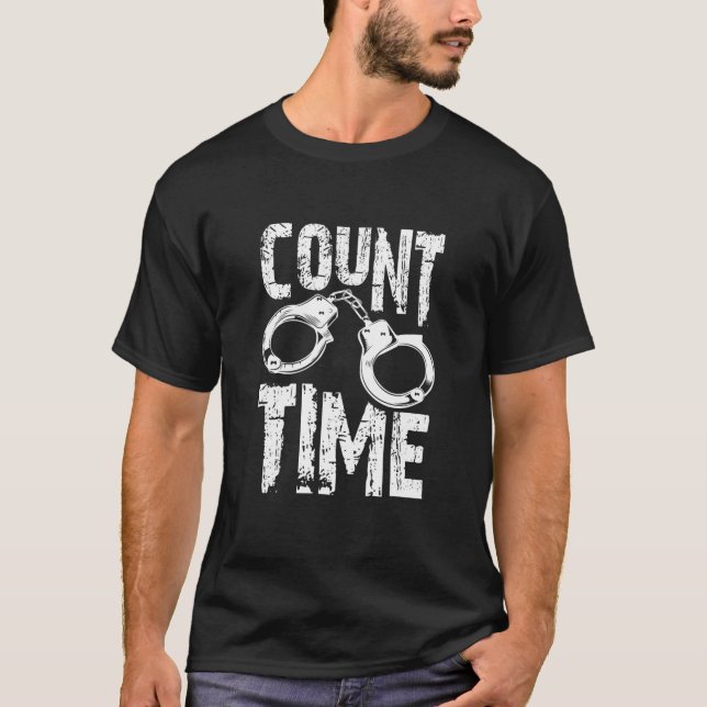 Prison Guard Costume Warden Funny Correctional Off T-Shirt (Front)