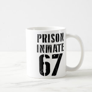 Prison Inmate 67 Halloween Meme Costume Jail Priso Coffee Mug