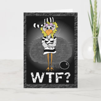 Prison Jailbird Card