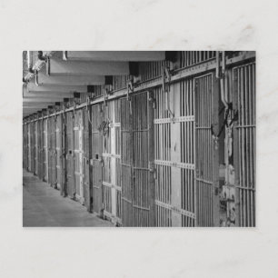 Prison Lockdown Postcard