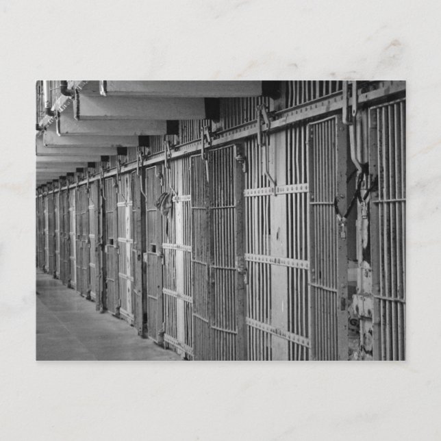 Prison Lockdown Postcard (Front)