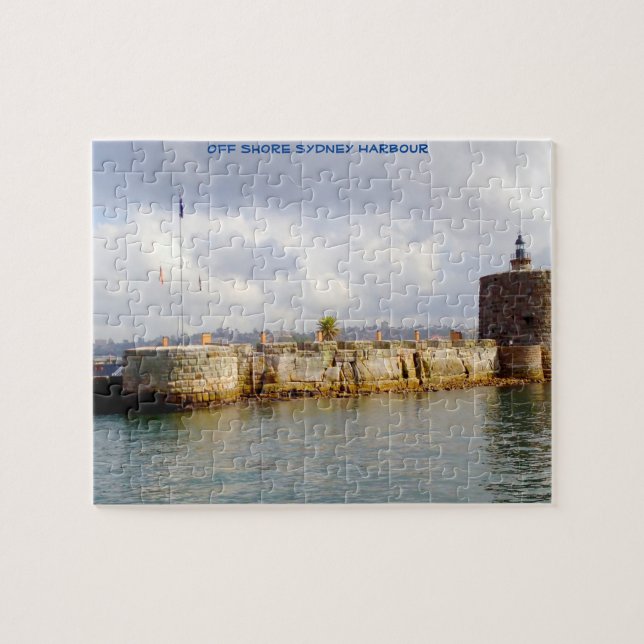 Prison Off Shore Sydney Harbour Jigsaw Puzzle (Horizontal)
