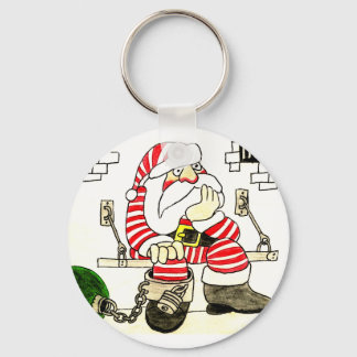PRISON SANTA KEYCHAIN
