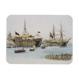 Prison Ships, from 'Costume of Great Britain', pub Magnet