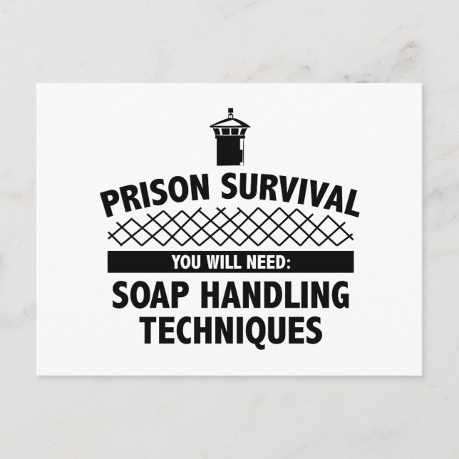 Prison Survival Postcard (Front)