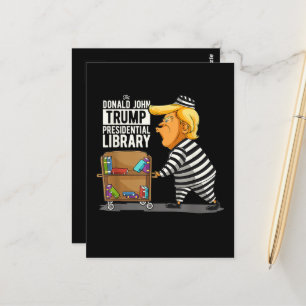 Prison Trump Presidential Library Postcard
