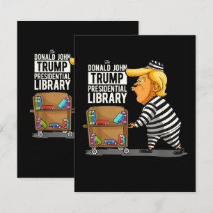 Prison Trump Presidential Library Thank You Card