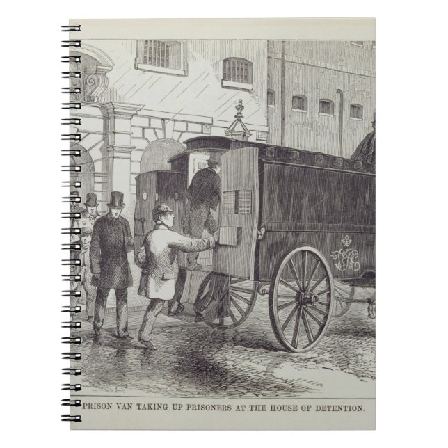 Prison Van taking up Prisoners at the House of Det Notebook (Front)