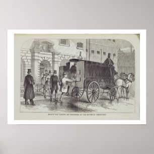 Prison Van taking up Prisoners at the House of Det Poster