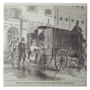 Prison Van taking up Prisoners at the House of Det Tile