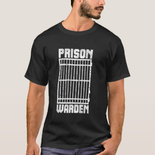 Prison Warden Prison Guards Funny Lazy Halloween C T-Shirt
