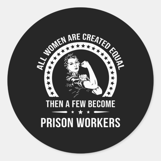 Prison Worker For Prison Worker Classic Round Sticker (Front)