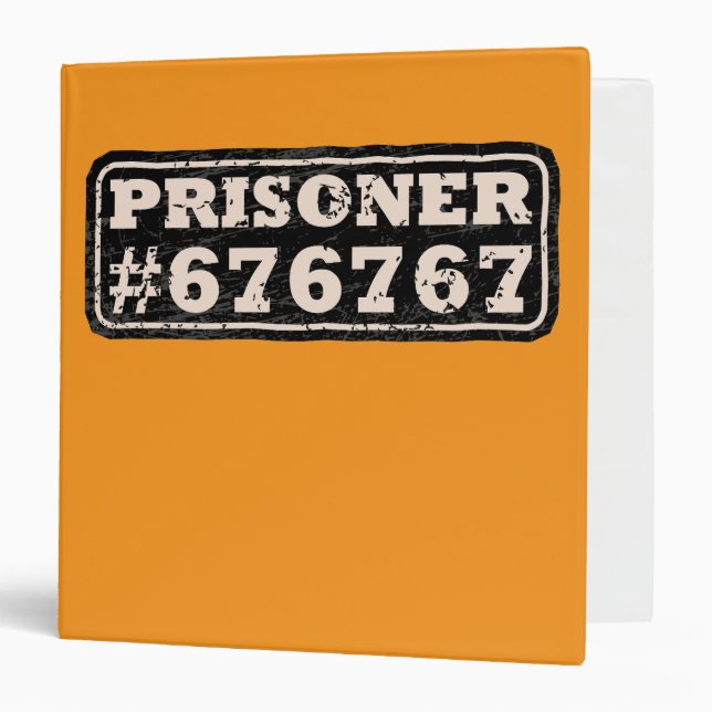 Prisoner 67 Meme Binder (Front/Inside)