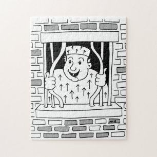 Prisoner Escape Leaving Jigsaw Puzzle