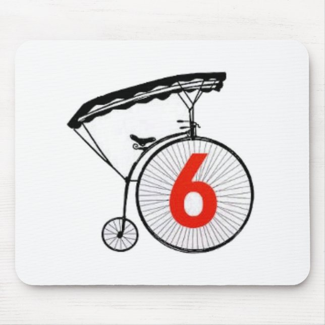 Prisoner Number 6 Mouse Pad (Front)