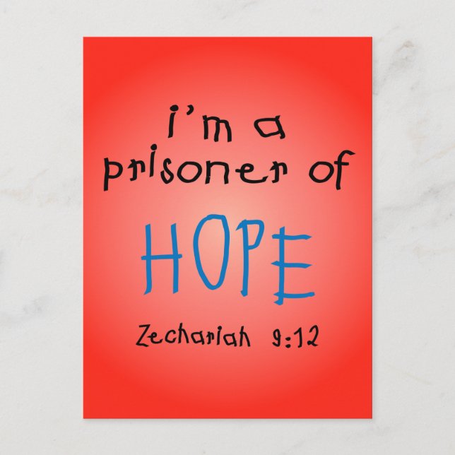 Prisoner of Hope Postcard (Front)