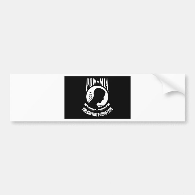 Prisoner of War - Missing in Action Bumper Sticker (Front)