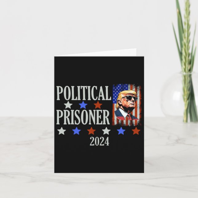 Prisoner Trump 2024  Card (Front)