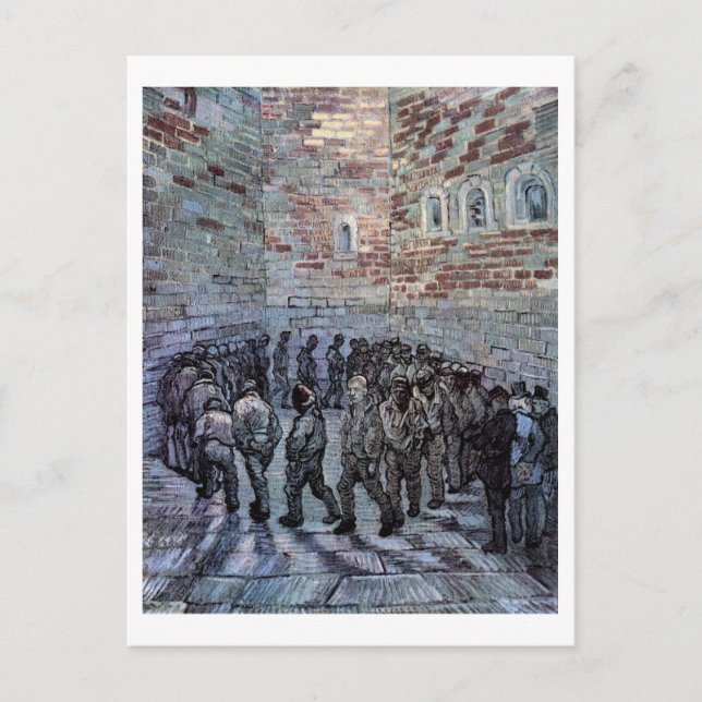Prisoners Exercising (after Doré)Van Gogh Fine Art Postcard (Front)