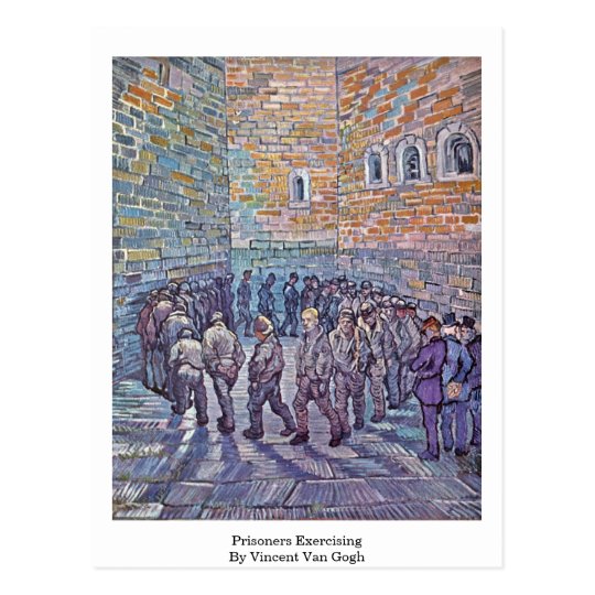 Prisoners Exercising By Vincent Van Gogh Postcard