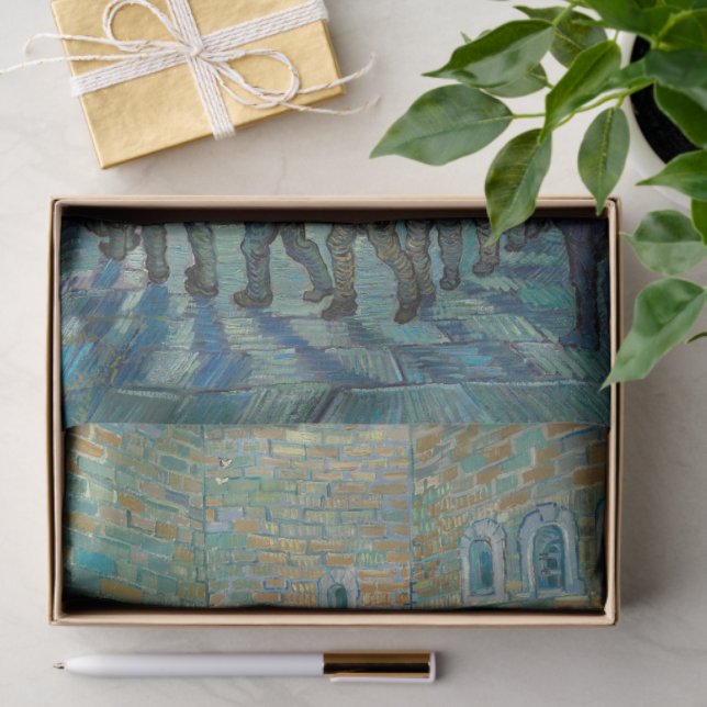 Prisoners Exercising by Vincent Van Gogh Tissue Paper (Gift)