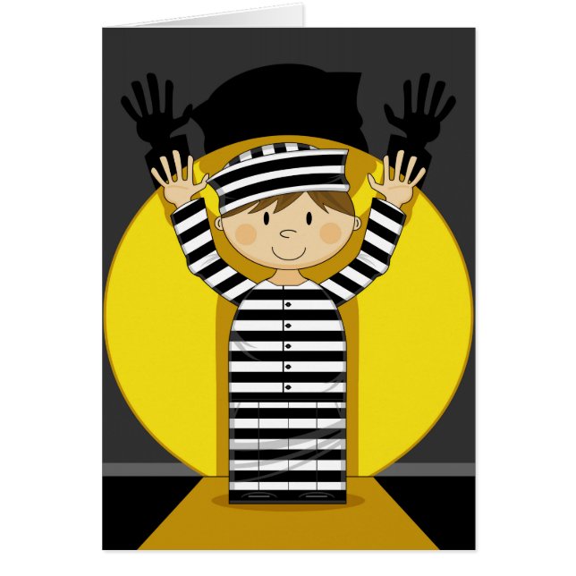 Prisonnier échappé par bande dessinée dans le (Devant)