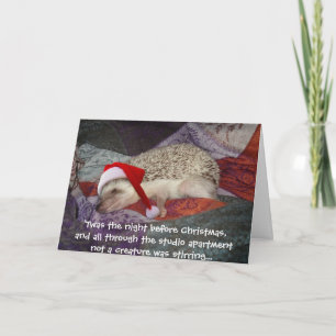 prissy_santa, 'Twas the night before Christmas,... Holiday Card