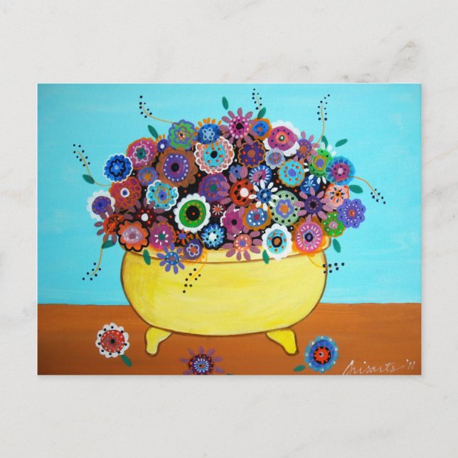 PRISTINE BLOOMS POSTCARD (Front)