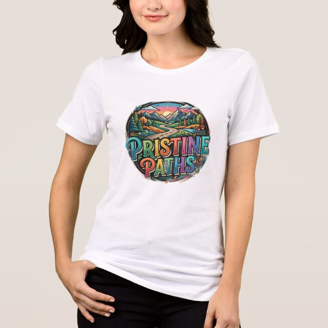 Pristine Paths Tri-Blend Shirt (Front)