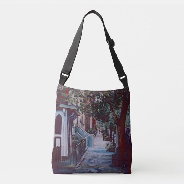 Pristine Walk on 19th Street Crossbody Bag (Front)