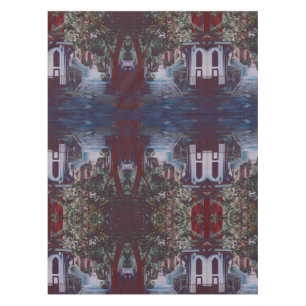 Pristine Walk on 19th Street Tablecloth