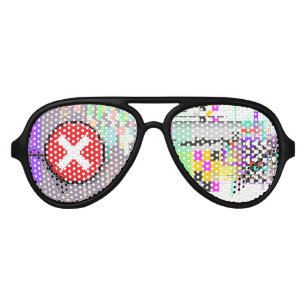 Privacy Anti-AI Aviator Sunglasses
