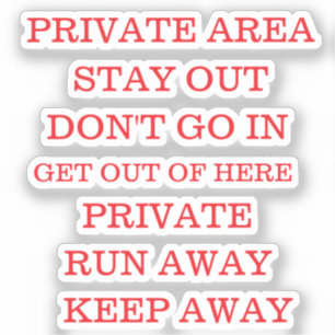 PRIVACY STICKERS