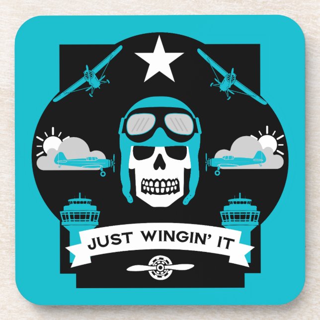 Private And Commercial Pilot Gift Coaster (Front)