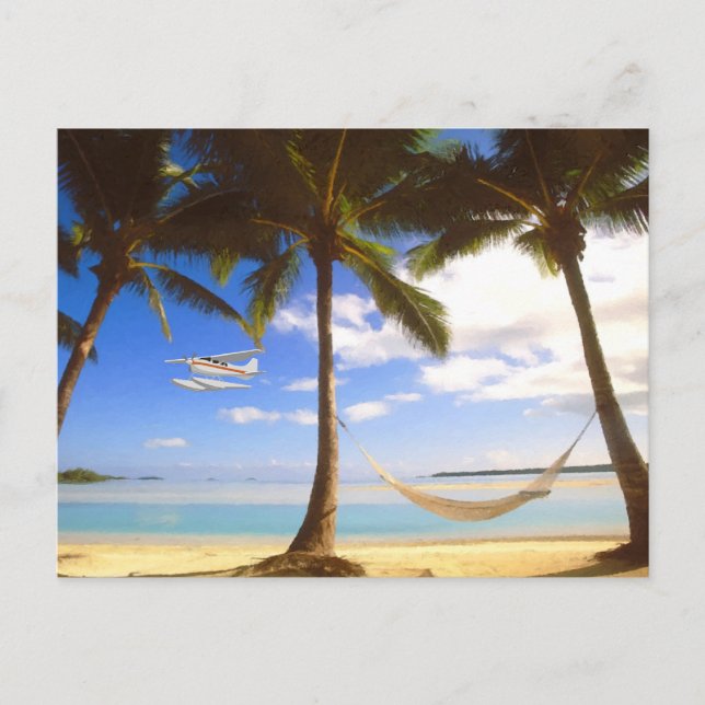 Private Beach Postcard (Front)
