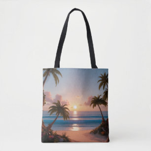 Private Beach Tote Bag