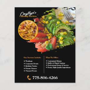 Private Catering Services Custom Flyer